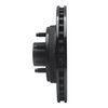 633-55000R Drilled/Slotted Brake Rotor [Black], 1987-1992 Ford/Lincoln/Mercury/Mazda, Position: Front Right - image 3