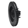 633-55000R Drilled/Slotted Brake Rotor [Black], 1987-1992 Ford/Lincoln/Mercury/Mazda, Position: Front Right - image 4