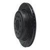 633-55003L Drilled/Slotted Brake Rotor [Black], 2003-2011 Ford/Lincoln/Mercury/Mazda, Position: Rear Left - image 2
