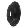633-55004L Drilled/Slotted Brake Rotor [Black], 2003-2011 Ford/Lincoln/Mercury/Mazda, Position: Rear Left - image 2
