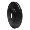 633-55007R Drilled/Slotted Brake Rotor [Black], 2003-2005 Ford/Lincoln/Mercury/Mazda, Position: Front Right - image 2