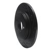 633-55008R Drilled/Slotted Brake Rotor [Black], 2003-2005 Ford/Lincoln/Mercury/Mazda, Position: Rear Right - image 2