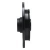 633-56001L Drilled/Slotted Brake Rotor [Black], 1987-1994 Ford/Lincoln/Mercury/Mazda, Position: Rear Left - image 3