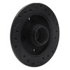 633-56001L Drilled/Slotted Brake Rotor [Black], 1987-1994 Ford/Lincoln/Mercury/Mazda, Position: Rear Left - image 4