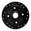 633-56001R Drilled/Slotted Brake Rotor [Black], 1987-1994 Ford/Lincoln/Mercury/Mazda, Position: Rear Right - image 1