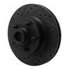 633-56005L Drilled/Slotted Brake Rotor [Black], 1974-1979 Ford/Lincoln/Mercury/Mazda, Position: Front Left - image 2