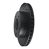633-56006D Drilled/Slotted Brake Rotor [Black], 1975-1979 Ford/Lincoln/Mercury/Mazda, Position: Rear Right - image 1