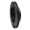 633-56007D Drilled/Slotted Brake Rotor [Black], 1975-1979 Ford/Lincoln/Mercury/Mazda, Position: Rear Left - image 4