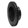 633-56009L Drilled/Slotted Brake Rotor [Black], 1991-1994 Ford/Lincoln/Mercury/Mazda, Position: Front Left - image 4