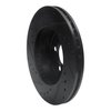 633-56012R Drilled/Slotted Brake Rotor [Black], 1995-1997 Ford/Lincoln/Mercury/Mazda, Position: Front Right - image 4