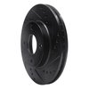 633-56013R Drilled/Slotted Brake Rotor [Black], 1995-2002 Ford/Lincoln/Mercury/Mazda, Position: Front Right - image 2