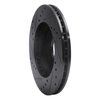 633-56013R Drilled/Slotted Brake Rotor [Black], 1995-2002 Ford/Lincoln/Mercury/Mazda, Position: Front Right - image 4