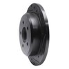 633-56015R Drilled/Slotted Brake Rotor [Black], 1996-2002 Ford/Lincoln/Mercury/Mazda, Position: Rear Right - image 2