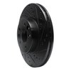 633-56016R Drilled/Slotted Brake Rotor [Black], 1998-2002 Ford/Lincoln/Mercury/Mazda, Position: Front Right - image 2