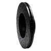 633-56016R Drilled/Slotted Brake Rotor [Black], 1998-2002 Ford/Lincoln/Mercury/Mazda, Position: Front Right - image 4
