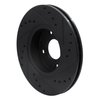 633-56017L Drilled/Slotted Brake Rotor [Black], 1998-2002 Ford/Lincoln/Mercury/Mazda, Position: Front Left - image 4