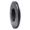 633-56017R Drilled/Slotted Brake Rotor [Black], 1998-2002 Ford/Lincoln/Mercury/Mazda, Position: Front Right - image 4