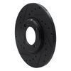 633-56018L Drilled/Slotted Brake Rotor [Black], 1963-1986 Multiple Makes/Models, Position: Front Left - image 2