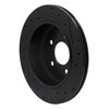 633-56020L Drilled/Slotted Brake Rotor [Black], 2003-2011 Ford/Lincoln/Mercury/Mazda, Position: Rear Left - image 4