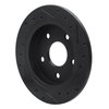 633-57002L Drilled/Slotted Brake Rotor [Black], 1988-1989 Ford/Lincoln/Mercury/Mazda, Position: Rear Left - image 4