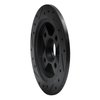 633-58000R Drilled/Slotted Brake Rotor [Black], 1986-1989 Acura/Honda, Position: Rear Right - image 4