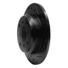 633-58002R Drilled/Slotted Brake Rotor [Black], 1987-1990 Acura/Honda, Position: Rear Right - image 2