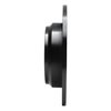 633-58002R Drilled/Slotted Brake Rotor [Black], 1987-1990 Acura/Honda, Position: Rear Right - image 3