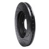 633-58004L Drilled/Slotted Brake Rotor [Black], 1991-1996 Acura/Honda, Position: Front Left - image 4