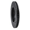 633-58006L Drilled/Slotted Brake Rotor [Black], 1992-1998 Acura/Honda, Position: Front Left - image 4
