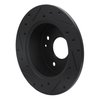 633-58007R Drilled/Slotted Brake Rotor [Black], 1992-1994 Acura/Honda, Position: Rear Right - image 4