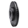 633-58008R Drilled/Slotted Brake Rotor [Black], 1993-1995 Acura/Honda, Position: Front Right - image 2