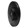 633-58010L Drilled/Slotted Brake Rotor [Black], 1998-1999 Acura/Honda, Position: Front Left - image 2