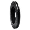 633-58011R Drilled/Slotted Brake Rotor [Black], 1997-2005 Acura/Honda, Position: Front Right - image 4