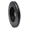 633-58015L Drilled/Slotted Brake Rotor [Black], 1999-2004 Acura/Honda, Position: Front Left - image 4