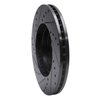 633-58015R Drilled/Slotted Brake Rotor [Black], 1999-2004 Acura/Honda, Position: Front Right - image 4