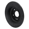 633-58018L Drilled/Slotted Brake Rotor [Black], 2002-2004 Acura/Honda, Position: Rear Left - image 4