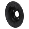 633-58019L Drilled/Slotted Brake Rotor [Black], 2003-2011 Acura/Honda, Position: Rear Left - image 4