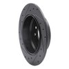 633-58019R Drilled/Slotted Brake Rotor [Black], 2003-2011 Acura/Honda, Position: Rear Right - image 4