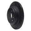 633-58022R Drilled/Slotted Brake Rotor [Black], 2005-2012 Acura/Honda, Position: Rear Right - image 2