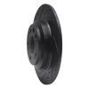 633-58023L Drilled/Slotted Brake Rotor [Black], 2009-2014 Acura/Honda, Position: Rear Left - image 2