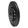 633-58025R Drilled/Slotted Brake Rotor [Black], 2014-2020 Acura/Honda, Position: Front Right - image 2
