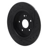 633-58029L Drilled/Slotted Brake Rotor [Black], Fits Select Acura/Honda, Position: Rear Left - image 4