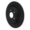 633-58030R Drilled/Slotted Brake Rotor [Black], 2017-2020 Acura/Honda, Position: Rear Right - image 2