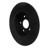 633-58030R Drilled/Slotted Brake Rotor [Black], 2017-2020 Acura/Honda, Position: Rear Right - image 4