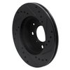 633-59011L Drilled/Slotted Brake Rotor [Black], 1984-1990 Acura/Honda, Position: Front Left - image 4