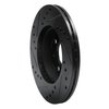 633-59012R Drilled/Slotted Brake Rotor [Black], 1986-1991 Acura/Honda, Position: Front Right - image 4