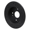 633-59019L Drilled/Slotted Brake Rotor [Black], 1992-1997 Acura/Honda, Position: Rear Left - image 4