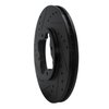 633-59020L Drilled/Slotted Brake Rotor [Black], 1991-1997 Acura/Honda, Position: Front Left - image 2