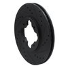 633-59020R Drilled/Slotted Brake Rotor [Black], 1991-1997 Acura/Honda, Position: Front Right - image 2