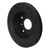 633-59021L Drilled/Slotted Brake Rotor [Black], 1992-1996 Acura/Honda, Position: Front Left - image 4
